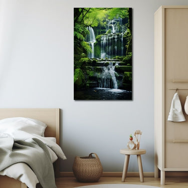 Feng Shui Waterfall Painting